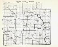 Oregon County, Black Pond, Highland, Big Apple, Thayer, Oak Grove, Pine, Woodside, Missouri State Atlas 1940c